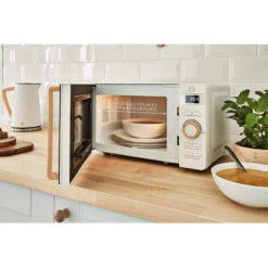 SWAN SM22036WHTNEU Micro-ondes Digital 20L Design Moderne Nordic 800W Blanc -VIDAXL || Bosch || Whirlpool Soldes 58535142 5
