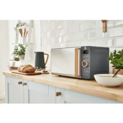 SWAN STRP1060GRYNEU Set Petit-déjeuner Bouilloire Grille-pain Micro-ondes 20L Nordic Gris Gris -VIDAXL || Bosch || Whirlpool Soldes 58535152 5
