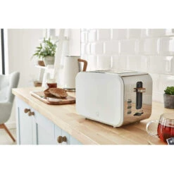 SWAN STRP1060WHTNEU Set Petit-déjeuner Bouilloire Grille-pain Micro-ondes 20L Nordic Blanc 2200W Blanc -VIDAXL || Bosch || Whirlpool Soldes 58535761 3