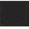 CANDY CH64CCB Plaque De Cuisson Vitrocéramique - 4 Zones - 6500 W - L 56 X P 49 Cm - Revetement Verre - Noir