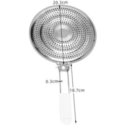 Diffuseur De Chaleur En Acier Inoxydable 21 Cm Pour Plaque De Cuisson Au Gaz Uniquement——VEBTles -VIDAXL || Bosch || Whirlpool Soldes 60691929 2