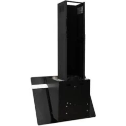 Hotte Murale 60 Cm Acier Et Verre Trempé Noir VidaXL -VIDAXL || Bosch || Whirlpool Soldes 60881627 5