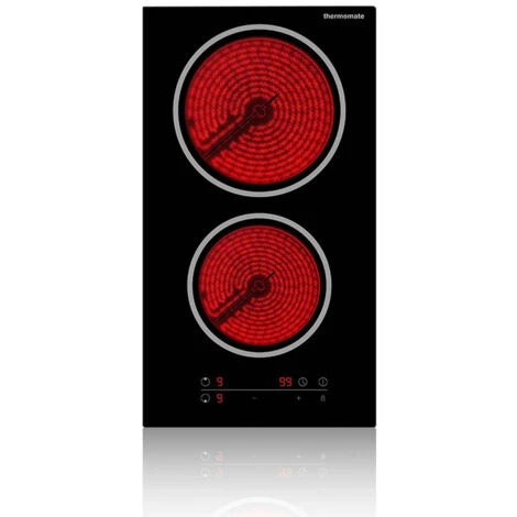 Table De Cuisson Vitrocéramique 2 Foyers 3200W Encastrable Plaque Vitrocéramique Intégré, Commande Tactile Thermomate CHTB302 3 Table De Cuisson Vitrocéramique 2 Foyers 3200W Encastrable Plaque Vitrocéramique Intégré, Commande Tactile Thermomate CHTB302