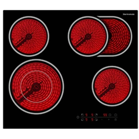 Table De Cuisson Vitrocéramique 4 Foyers 6700W Encastrable Plaque Vitrocéramique Intégré, Commande Tactile, Verrou Pour Enfants Thermomate CHTB604 3 Table De Cuisson Vitrocéramique 4 Foyers 6700W Encastrable Plaque Vitrocéramique Intégré, Commande Tactile, Verrou Pour Enfants Thermomate CHTB604