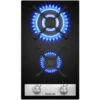 Plaque De Cuisson à Gaz 2 Foyers, 30cm, Encastrable, Gaz Naturel/GPL Gasland Chef GH30BF