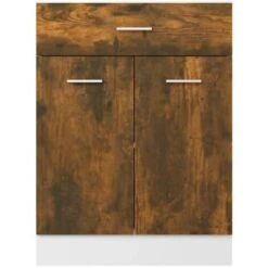 Armoire De Plancher à Tiroir Chêne Fumé 60x46x81,5 Cm VidaXL -VIDAXL || Bosch || Whirlpool Soldes 63964661 5