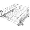 WENKO Tiroir Coulissant Cuisine Pour Placard, Aménagement Intérieur Placard, Midi, Acier, 51x18,5x40 Cm Cm, Chromé