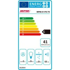MPM MPM-61-PX-70 Hotte Aspirante Sous Meuble 60cm, 3 Vitesses D'Aspiration, Recirculation Air Blanc -VIDAXL || Bosch || Whirlpool Soldes 67620455 4