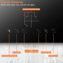 Karinear Plaque Induction 3 Foyer, Plaque De Cuisson Induction Encastrable, Plaque à Induction Avec Commande Tactile, Fonction Boost, Minuteur, Verrouillage D'enfant, Fil Dur, Pas De Prise, 5200W, Noi -VIDAXL || Bosch || Whirlpool Soldes 68954308 3