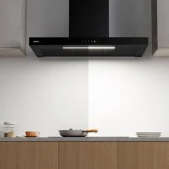 CIARRA CD9102B Hotte Tactile 90cm 650m3/h 4 Vitesses Booster Eclairage Dimmable LED Affichage Noir -VIDAXL || Bosch || Whirlpool Soldes 71207739 4