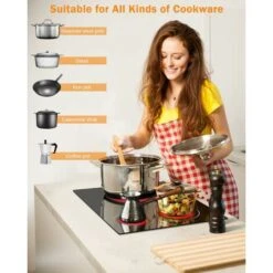 Hobsir Plaque Vitrocéramique, Plaque De Cuisson Vitrocéramique 3 Feux, Table De Cuisson Vitrocéramique 5200W, 9 Niveaux De Puissance, Encastrable, Pas De Prise,Surface En Verre Noir, Facile à Nettoyer -VIDAXL || Bosch || Whirlpool Soldes 71381793 5