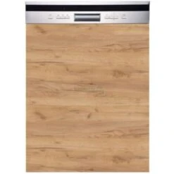 Façade Pour Lave-vaisselle Semi Intégrable Bellissi Chene L 45 Cm Couleur: Décor Chêne Brut