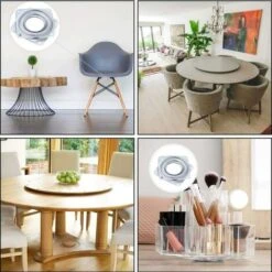 GP Plate-forme Tournante Monobloc Rotation à 360 Degrés Carrée Avec Roulements à Billes En Acier Pour Armoire De Cuisine Comptoir Garde-manger (10,2 Cm) -VIDAXL || Bosch || Whirlpool Soldes 71798668 4