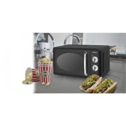 Four À Micro-Ondes Noir SOGO 700W 20L -VIDAXL || Bosch || Whirlpool Soldes 72457511 3