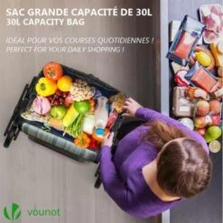 Chariot De Courses Pliable Monte Escalier Bleu -VIDAXL || Bosch || Whirlpool Soldes 72634944 3