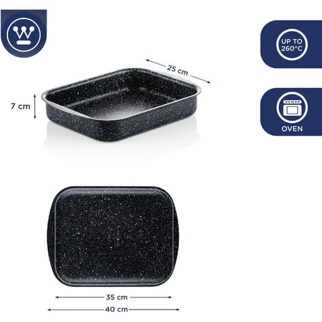 Westinghouse Westinghouse Plaque De Cuisson Pour Four Ø35cm Noir - 27 X40cm 7 Westinghouse Westinghouse Plaque De Cuisson Pour Four Ø35cm Noir - 27 X40cm – Image 5
