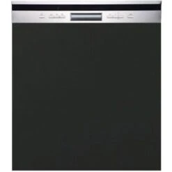 Façade Pour Lave-vaisselle Semi Intégrable Lovia Noir Mat L 60 Cm