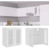 Armoire En Verre Suspendue | Armoire De Cuisine Meuble Haut Cuisine Blanc 60x31x60 Cm Aggloméré 78605 -VIDAXL || Bosch || Whirlpool Soldes 74476351 1