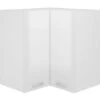 Armoire D'angle Suspendue | Armoire De Cuisine Meuble Haut Cuisine Blanc Brillant 57x57x60 Cm Aggloméré 10152 -VIDAXL || Bosch || Whirlpool Soldes 74477870 1