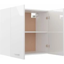Armoire Suspendue | Armoire De Cuisine Meuble Haut De Cuisine Blanc Brillant 60x31x60 Cm Aggloméré 80915 -VIDAXL || Bosch || Whirlpool Soldes 74478207 4