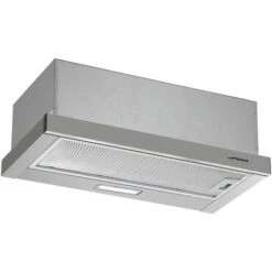 Jago® Hotte Aspirante - Extractible, Murale/Encastrable, 60 Cm, 2 Vitesses, 300 M³/h, Évacuation / Recirculation, LED, 2 Filtres à Graisses, Acier Inoxydable - Hotte De Cuisine Télescopique -VIDAXL || Bosch || Whirlpool Soldes 74549738 3