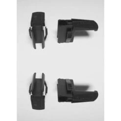 4x Clip De Pied De Meuble Plinthe Socle En Plastique Noir Pour Plinthe 18 - 19mm Embase Cuisine Salle De Bain Caisson Finition Fixation Support Décoration