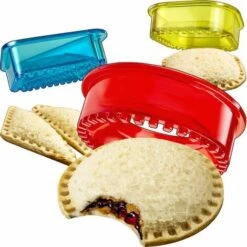 Coupe-sandwich Et Scellant - Machine à Sandwich à Coque - Couper Et Sceller - Idéal Pour Les Boîtes à Lunch Et Les Boîtes à Bento - Déjeuner Pour Garçons Et Filles - Coupe-sandwich Pour Enfants 3 Pièc