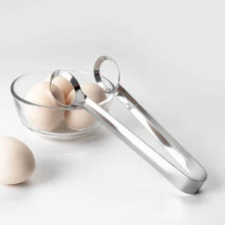 1 Pièces Cuisine Outils De Cuisine Créatifs En Acier Inoxydable Pinces à Oeufs Porte-oeufs Gadgets De Cuisine -VIDAXL || Bosch || Whirlpool Soldes 78532078 3