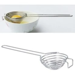 Nouveau Portable Spirale En Acier Inoxydable Oeuf Blanc Séparateur Oeuf Jaune Remover Diviseur Avec Longue Poignée Cuisine Outil 1 Pcs -VIDAXL || Bosch || Whirlpool Soldes 78532097 5