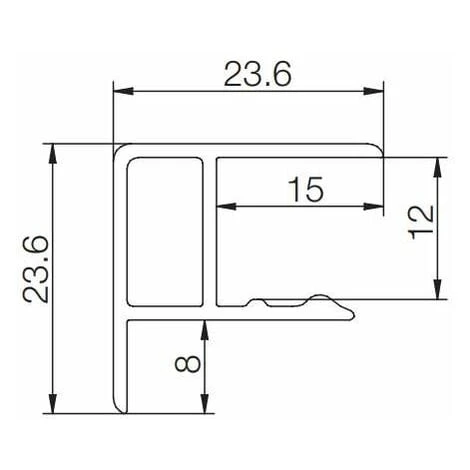 2x Jonction De Plinthe 150mm Blanc Brillant Angle Angulaire Coin Cuisine Raccord Connecteur Pied De Meuble Profil PVC Plastique Finition 5 2x Jonction De Plinthe 150mm Blanc Brillant Angle Angulaire Coin Cuisine Raccord Connecteur Pied De Meuble Profil PVC Plastique Finition – Image 3