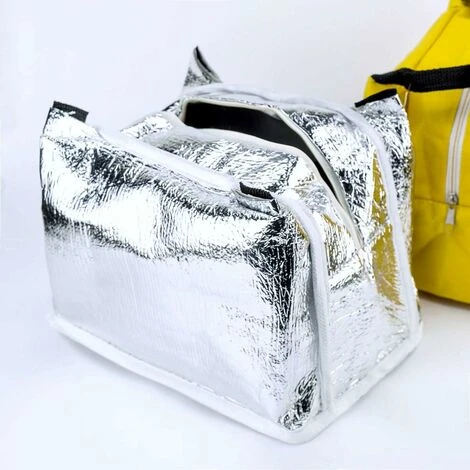 Sac Repas Lunch Bag Sac à Déjeune Sac Isotherme Enfant Insulated Lunch Cooler Sac Fourre-tout Imperméable Pour Hommes Et Femmes 21 X 17 X 15cm (gris Foncé)-1pièce 5 Sac Repas Lunch Bag Sac à Déjeune Sac Isotherme Enfant Insulated Lunch Cooler Sac Fourre-tout Imperméable Pour Hommes Et Femmes 21 X 17 X 15cm (gris Foncé)-1pièce – Image 3