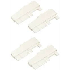 4x Embout Séparateur Croisé Pour Tiroir à Clipser Sur Le Séparateur Transversal En PVC Blanc Organisateur Cuisine Salle De Bain Chambre Organisation Rangement