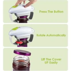 Ouvre-bocal électrique, Ouvre-bocal Automatique De Restaurant Pour Les Personnes âgées Souffrant D'arthrite, Mains Faibles, Ouvre-bouteille Mains Libres -VIDAXL || Bosch || Whirlpool Soldes 81272765 3