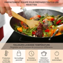 Plaque De Cuisson à Induction - Victoria 5 Flex - Encastrable 7400 W 2 Zones Flex Minuterie - Noir -VIDAXL || Bosch || Whirlpool Soldes 81978024 5