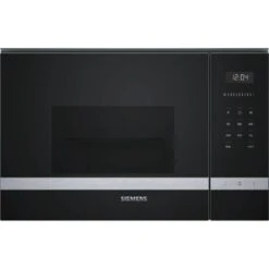 SIEMENS BF555LMS0 Micro-ondes Combiné Grill Encastrable - 25L - 900W - Puissance De Raccordement : 1450W
