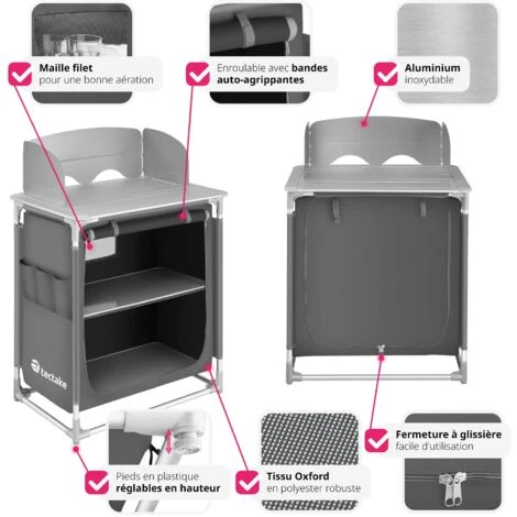 Cuisine De Camping - Meuble De Rangement Cuisine, Meuble Camping, Equipement Camping 5 Cuisine De Camping - Meuble De Rangement Cuisine, Meuble Camping, Equipement Camping – Image 3