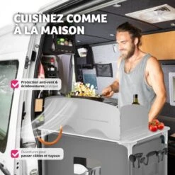 Cuisine De Camping - Meuble De Rangement Cuisine, Meuble Camping, Equipement Camping 10 Cuisine De Camping - Meuble De Rangement Cuisine, Meuble Camping, Equipement Camping -VIDAXL || Bosch || Whirlpool Soldes 8447410 4