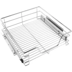 Skecten® Panier De Cuisine En Acier – Rangement Pour Placard, Gain D'Espace Avec Système Coulissant [Pack De 1] KIT Fixations INCLUS - Pour Placard 46 Cm -VIDAXL || Bosch || Whirlpool Soldes 84694101 5