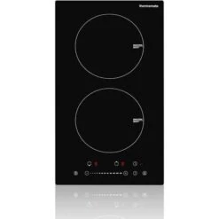 Thermomate IHTB302 Table De Cuisson à Induction/ 30 Cm Table De Cuisson à Induction Encastrable Avec 2 Zones De Cuisson/fonction Booster/commande Tactile/sécurité Enfants/timer