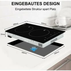 Thermomate IHTB302 Table De Cuisson à Induction/ 30 Cm Table De Cuisson à Induction Encastrable Avec 2 Zones De Cuisson/fonction Booster/commande Tactile/sécurité Enfants/timer 11 Thermomate IHTB302 Table De Cuisson à Induction/ 30 Cm Table De Cuisson à Induction Encastrable Avec 2 Zones De Cuisson/fonction Booster/commande Tactile/sécurité Enfants/timer -VIDAXL || Bosch || Whirlpool Soldes 85702118 5