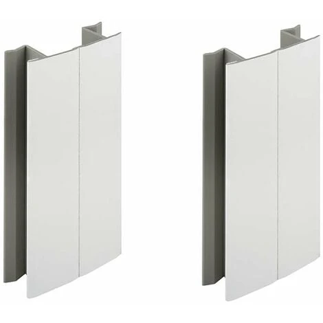 2x Jonction De Plinthe 100mm Blanc Mat Multi Angle Angulaire Coin Cuisine Raccord Connecteur Pied De Meuble Profil PVC Plastique Finition 3 2x Jonction De Plinthe 100mm Blanc Mat Multi Angle Angulaire Coin Cuisine Raccord Connecteur Pied De Meuble Profil PVC Plastique Finition