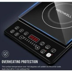 Plaque De Cuisson Induction Simple 2000W Ultra-mince Avec Commande Tactile Par Capteur Et Verrouillage De Sécurité -VIDAXL || Bosch || Whirlpool Soldes 86534453 5