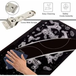 NOXTON Plaque à Induction Encastrable, Plaque à Induction 2 Foyer, 3500W, L52 X P29 Cm, 9 Niveaux De Puissance Avec Commandes Tactiles à Capteur, Verrouillage De Sécurité Pour Enfants (2 Brûleurs) -VIDAXL || Bosch || Whirlpool Soldes 86735179 5