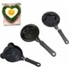 Mini Omelette, 6 Pièces Mini Poêle Antiadhésive, Mini Poêle à Frire Antiadhésive, Cartoon Ustensiles De Cuisine Egg Mold, Avec Poignée, Pour Anniversaire, Anniversaire De Mariage -VIDAXL || Bosch || Whirlpool Soldes 87151498 1