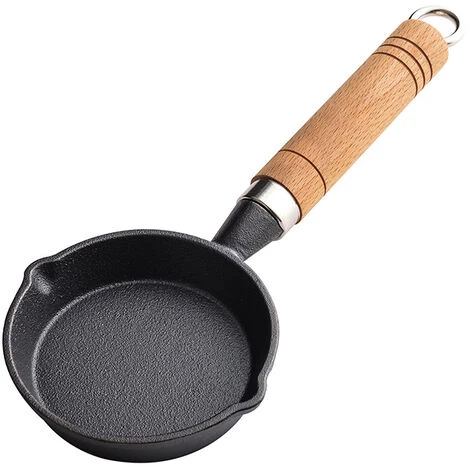 Mini Poêle Anti-adhésive Avec Manche En Bois Pour œufs Omelette Crêpes Poêle à œufs Poêle à Induction Pour Cuisine Maison 10 Cm 3 Mini Poêle Anti-adhésive Avec Manche En Bois Pour œufs Omelette Crêpes Poêle à œufs Poêle à Induction Pour Cuisine Maison 10 Cm