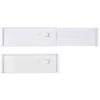 Séparateur Tiroir Réglable En Plastique (lot De 4) – Organisateur De Tiroir Pratique – Aménagement Tiroir Flexible Pour Armoire Et Commode – Blanc -VIDAXL || Bosch || Whirlpool Soldes 88919576 1