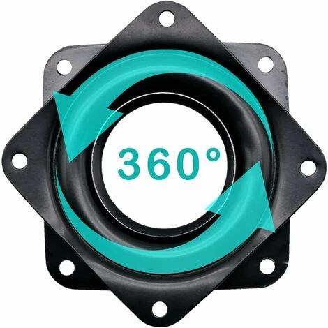 4 Pièces Lazy Plaque Pivotante Métal Plateau Tournant Support Rotatif à 360 Degrés, Pivotante à Roulement à Billes Porteurs Pour Table Chaise Télévision Canapé Chaise 3 4 Pièces Lazy Plaque Pivotante Métal Plateau Tournant Support Rotatif à 360 Degrés, Pivotante à Roulement à Billes Porteurs Pour Table Chaise Télévision Canapé Chaise