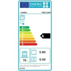 Four Catalyse Encastrable - Convection Naturelle CANDY FIDC X265 - Noir - 70L - 60 Cm - Classe A -VIDAXL || Bosch || Whirlpool Soldes 90487499 4