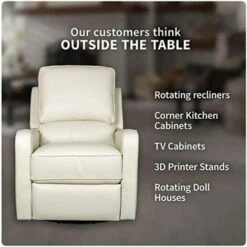 Roulement De Plateau Tournant, Support De Roulements à Billes En Acier Rotatif à 360 °, Base Pivotante, Pour Fauteuil Inclinable/meuble TV 9 Roulement De Plateau Tournant, Support De Roulements à Billes En Acier Rotatif à 360 °, Base Pivotante, Pour Fauteuil Inclinable/meuble TV -VIDAXL || Bosch || Whirlpool Soldes 90614811 3