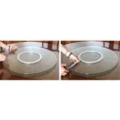 Plateau Tournant En Alliage D'aluminium Robuste, Roulement à Billes Rotatif, Table à Manger Ronde, Plateau Tournant Lisse Pour Table, Servant Des Foires. -VIDAXL || Bosch || Whirlpool Soldes 90765801 4